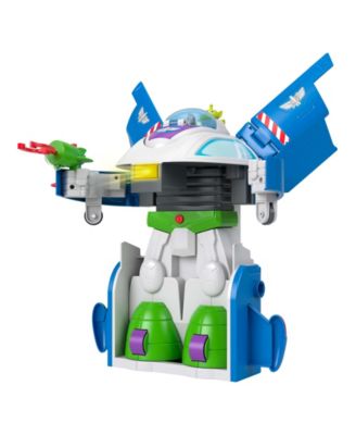 Imaginext набор игрушек Transforming Spaceship Vehicle 3-в-1 по мотивам Toy Story 3 от Disney Pixar, 3 дюйма