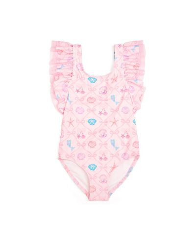 Sweet Wink Toddler Girls Mermaid Trellis Bathing Suit