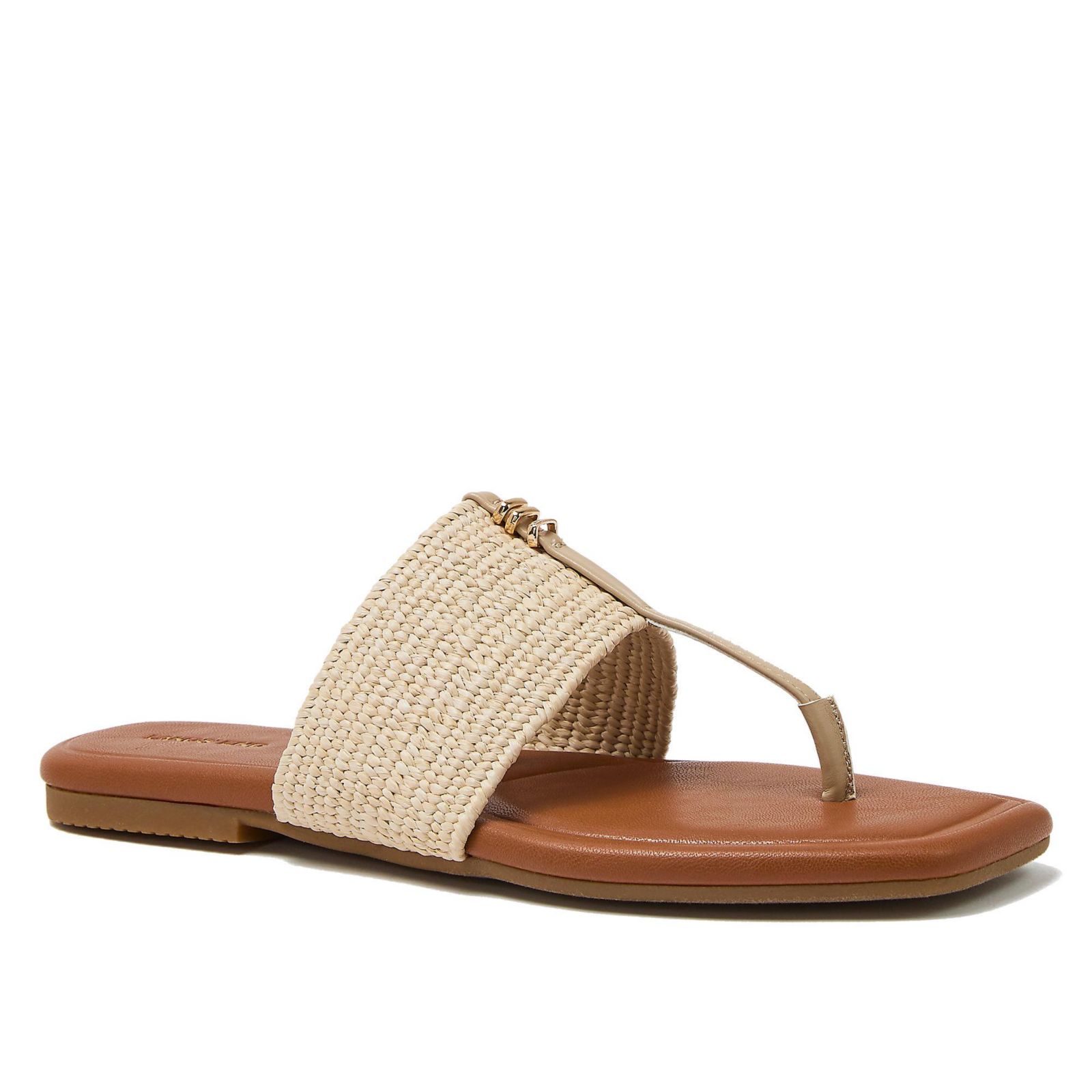 Lands' End Women's Haven Stretch Raffia Sandals