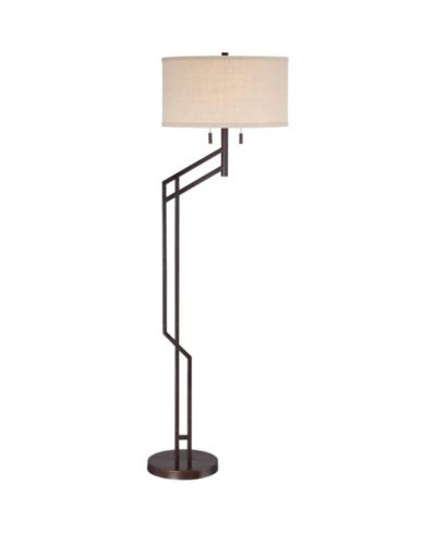 Современный индустриальный напольный торшер Possini Euro Design, 61.75"