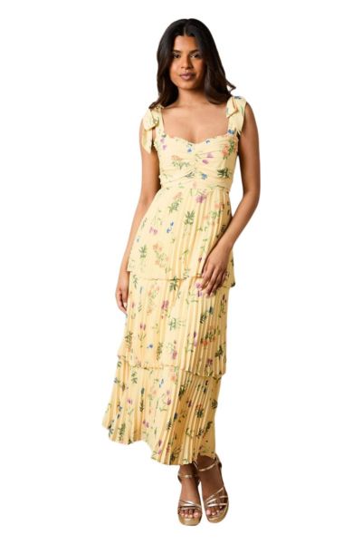 Oasis Women's Tie Shoulder Midi Dress