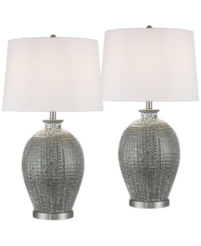Набор из 2 настольных ламп 360 Lighting Ainsworth 28 1/4"H с текстурной глазурью