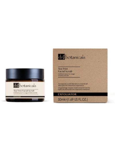 Dr. Botanicals Скраб для лица с эвкалиптом и маслом чайного дерева 50ml
