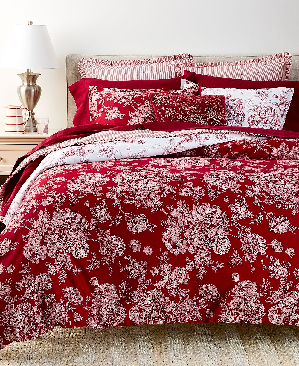 Charter Club комплект пододеяльников Primrose Toile, 3 предмета, Full/Queen, эксклюзив Macy's