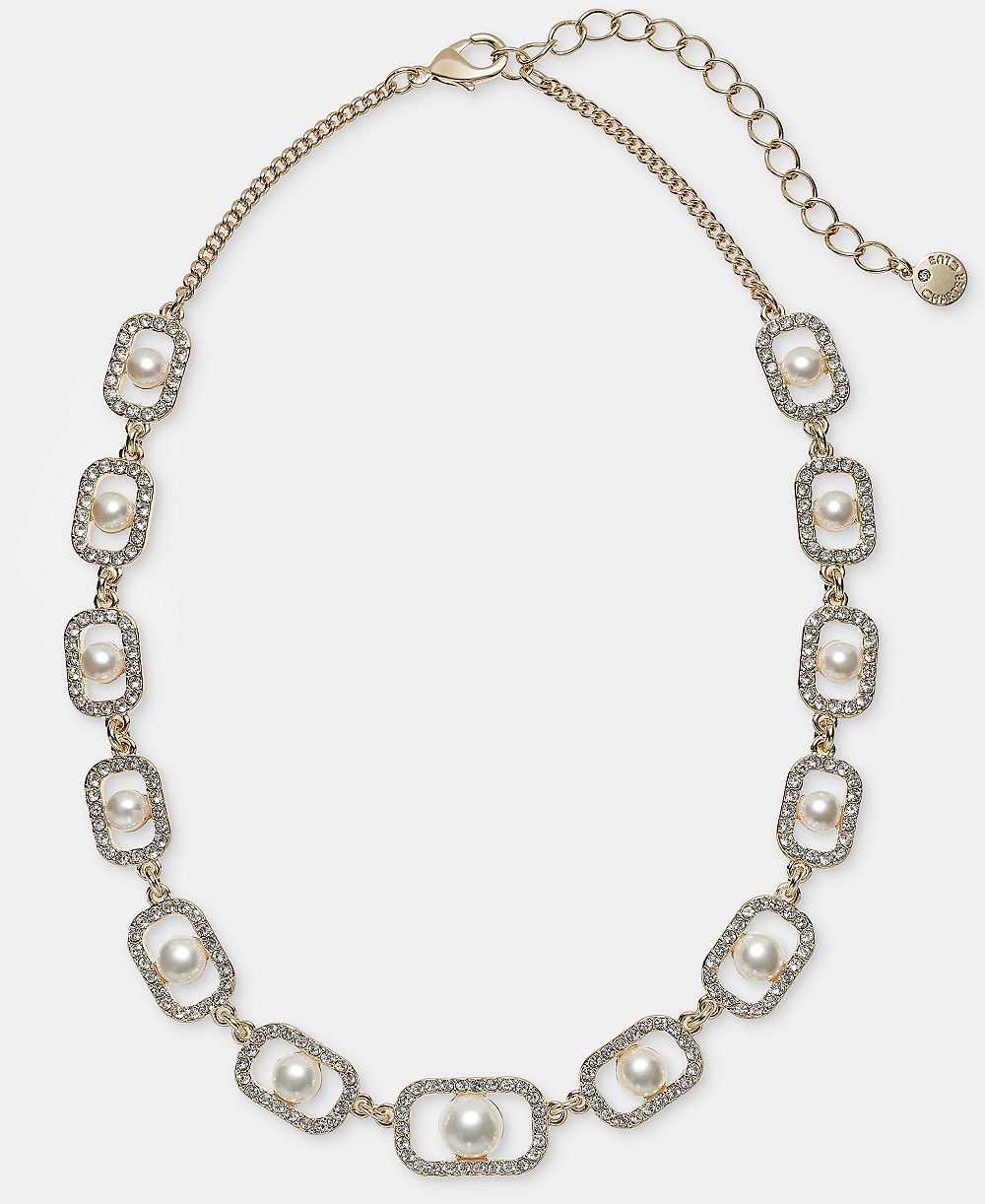 Ожерелье Charter Club Concord Glass and Faux Pearl