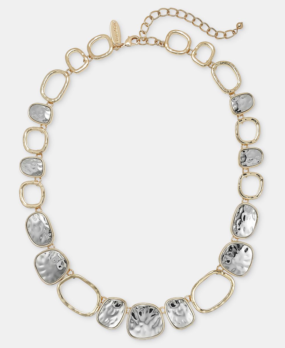 Массивное ожерелье Style & Co Sculptural Disc, 16" + 3" удлинитель