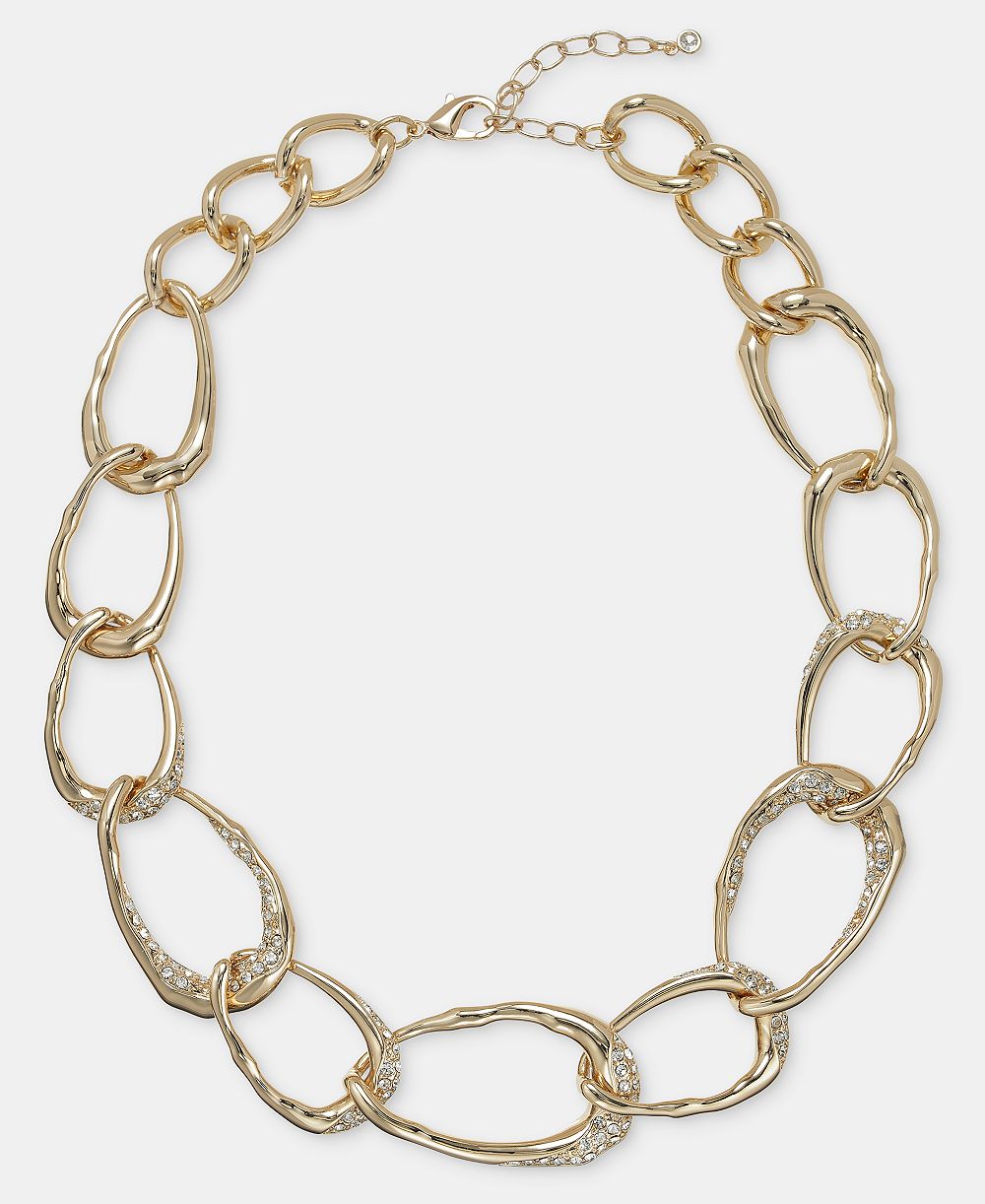 Ожерелье Style & Co Glass Crystal Chain Collar
