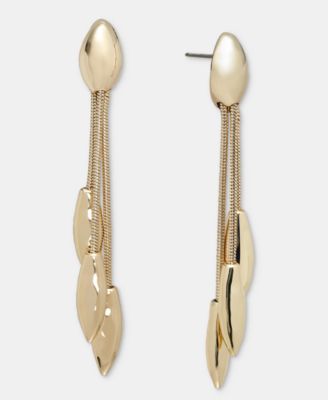 Style & Co Shaky Chain Linear Drop Earrings, Macy's Exclusive