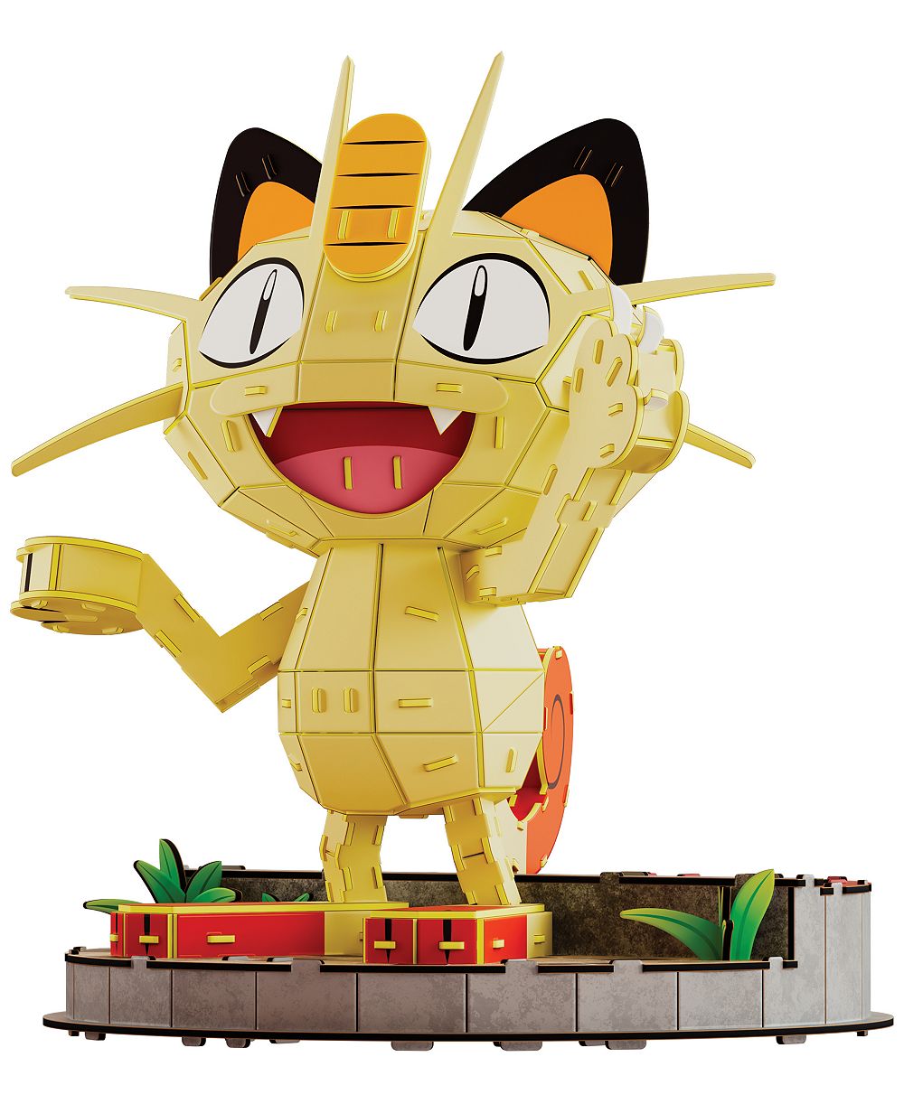 3D пазл Pokemon Build Meowth из 137 деталей из пены, возраст 12+