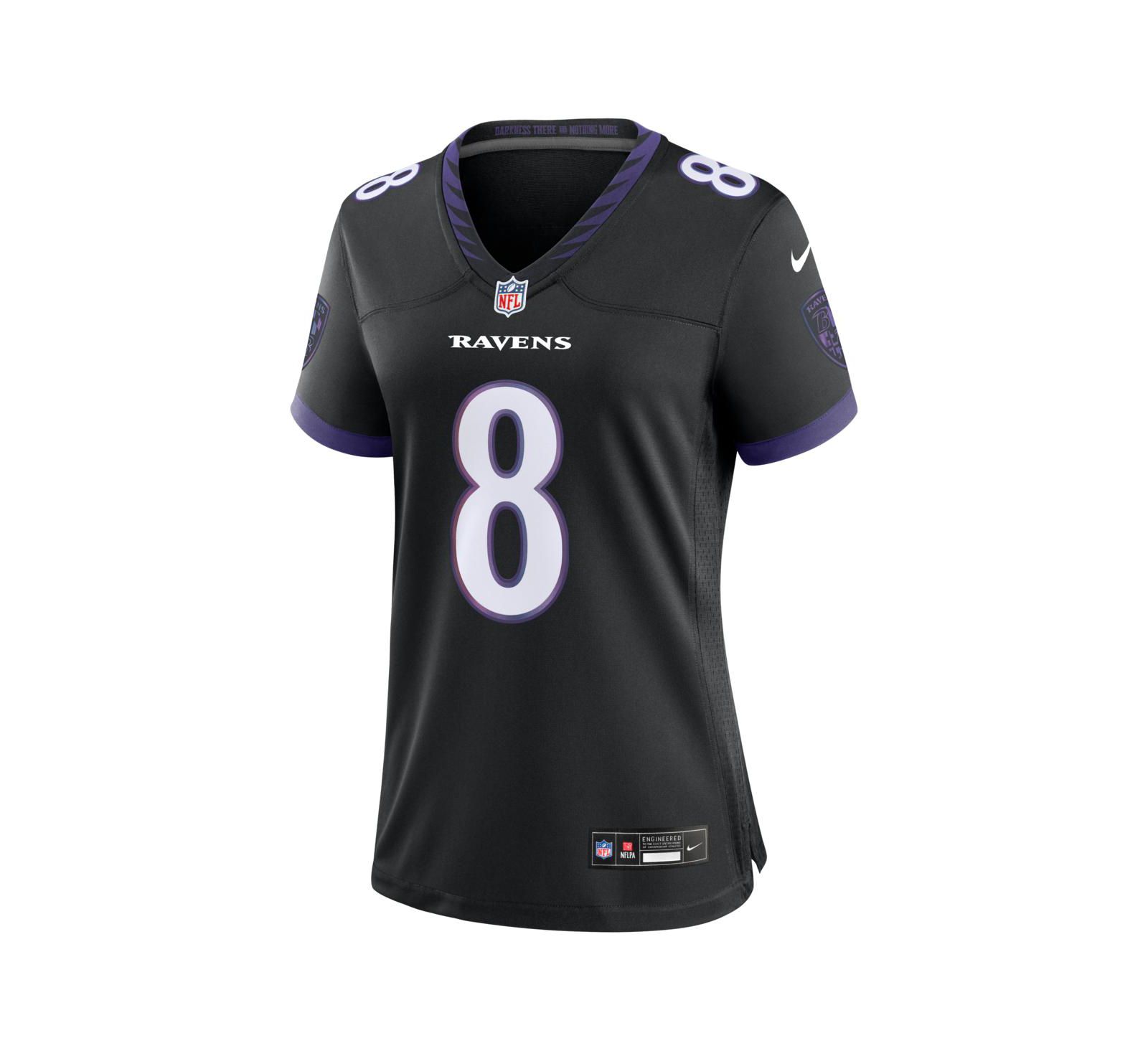 Nike Women's Lamar Jackson Black Baltimore Ravens Alternate Game Jersey