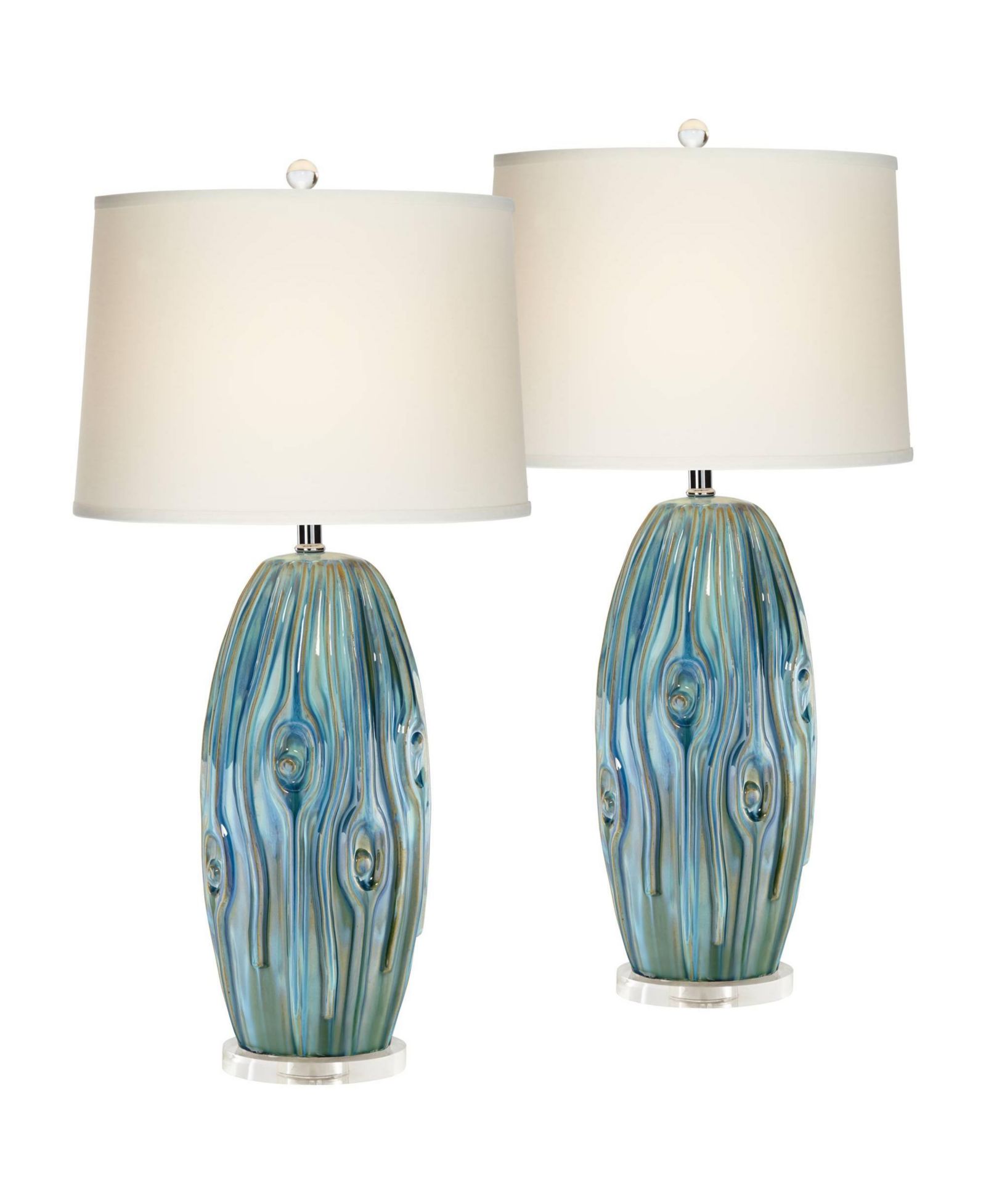 Набор настольных ламп Possini Euro Design Eneya 31" Tall, керамика