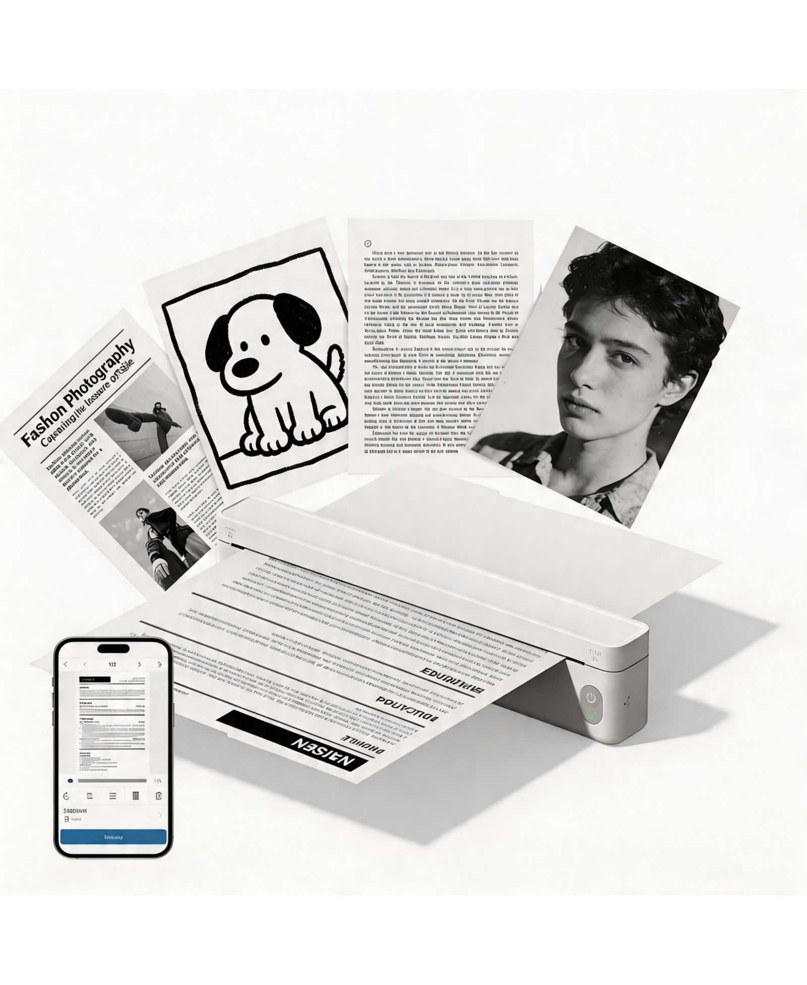 SWIFINT Portable Wireless Thermal Printer