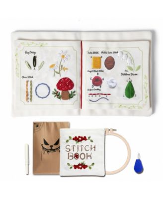 Набор для вышивания GNUADZ Embroidery Starter Kit 12 Stitches Practice Book Beginners Sewing Set