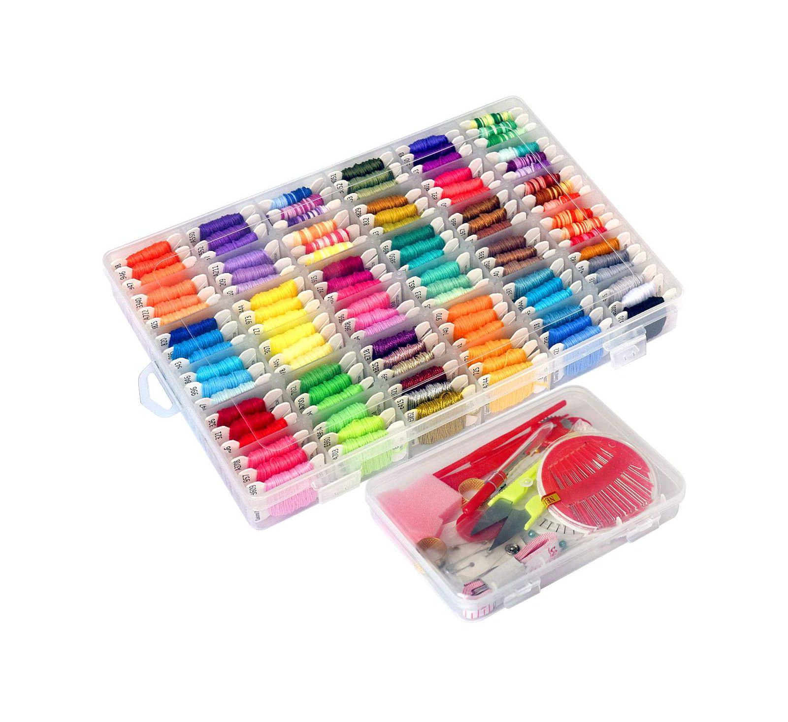 GNUADZ набор для плетения браслетов 218pieces Embroidery Floss Kit