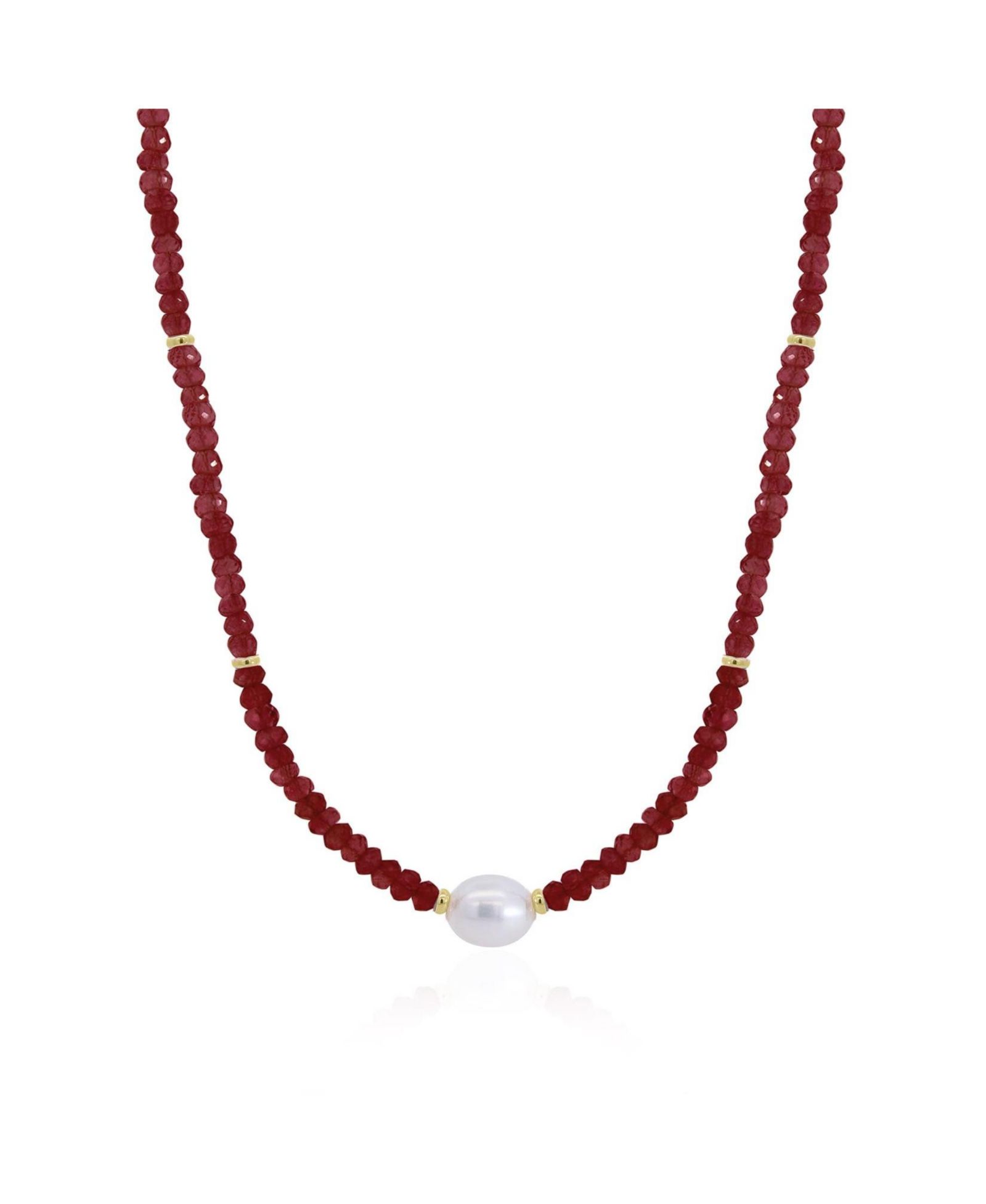 The Lovery Ожерелье с жемчугом Garnet Gold 14K
