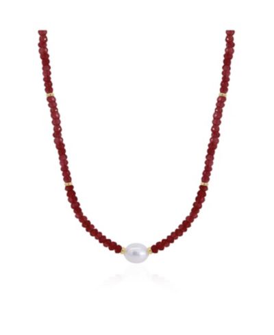 The Lovery Ожерелье с жемчугом Garnet Gold 14K