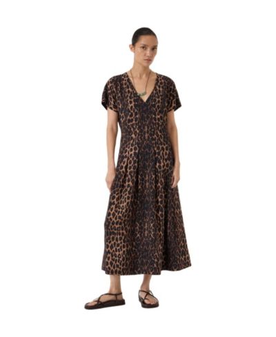 Hush Women's Bronte Pleated Air Flow Midi Dress