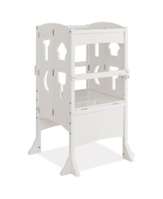 GOUUN Kids Folding Kitchen Step Stool 3-10 with Safety Rails