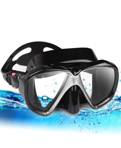Маска для снорклинга GNUADZ Panoramic HD Anti-fog Tempered Glass