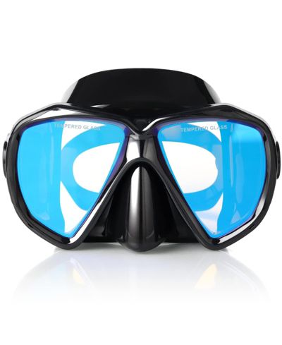 Black frame blue lens