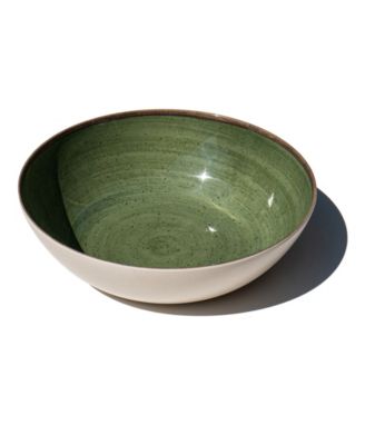 Abode Homewares Retreat Pottery 13.5" Melamine Serving Bowl