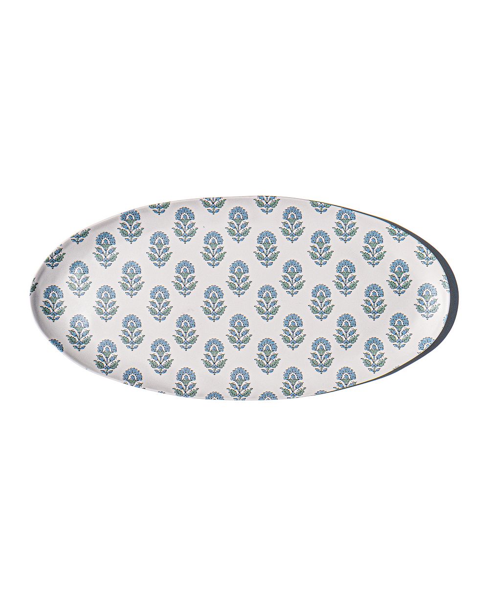 Овальное блюдо для подачи Abode Homewares Kashmir Melamine 8.3"