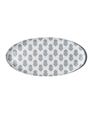 Abode Homewares Kashmir Melamine 8.3" Oval Serving Platter