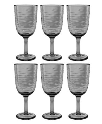 Набор винных бокалов Abode Homewares Foundry из акрила, 6 шт.