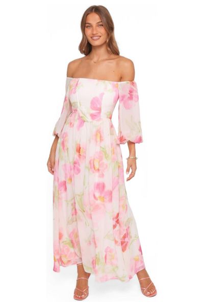 Petal and Pup Women's Chantel Off Shoulder Maxi Dress