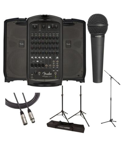Fender Passport Venue Series 2 600W 10-Channel Portable PA System with Bluetooth