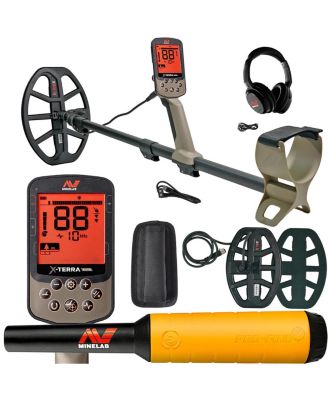 Minelab X-TERRA ELITE водонепроницаемый металлоискатель, экспедиционный комплект