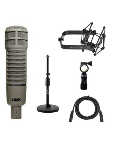 Electro-Voice RE20 Microphone and Desktop Broadcaster Kit