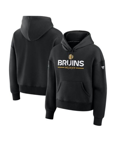 Fanatics Women's Black Boston Bruins Authentic Pro Primary Pullover Hoodie