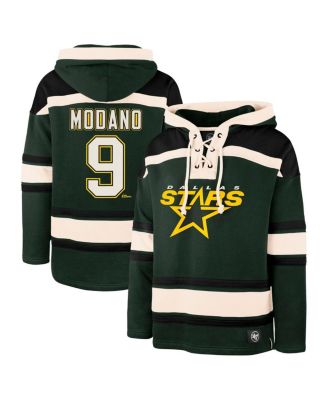 '47 Brand Men's Mike Modano Green Dallas Stars Retired Player Name & Number Lacer Pullover Hoodie