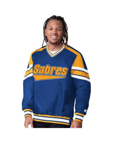 Мужская куртка-пуловер Starter Royal Buffalo Sabres Reliever V-Neck