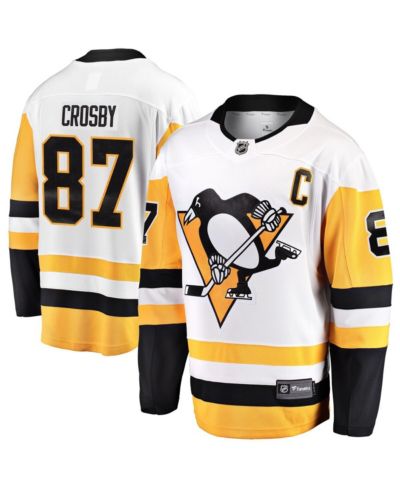 Fanatics Мужской Sidney Crosby White Pittsburgh Penguins Breakaway Jersey