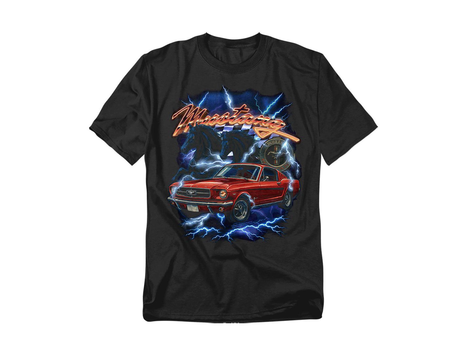 Mustang Мужская футболка Ford Thunder Band