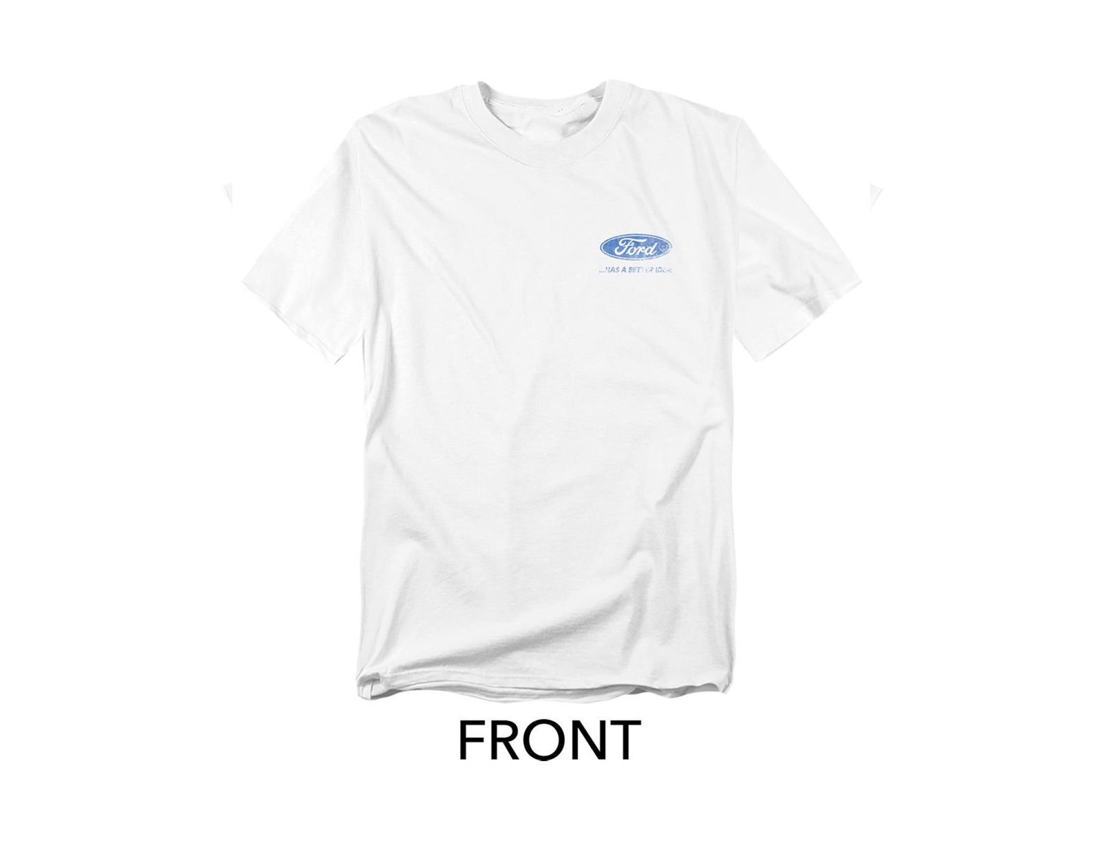 Mustang Men's Ford GT Fastback Advert Front Back T-Shirt
