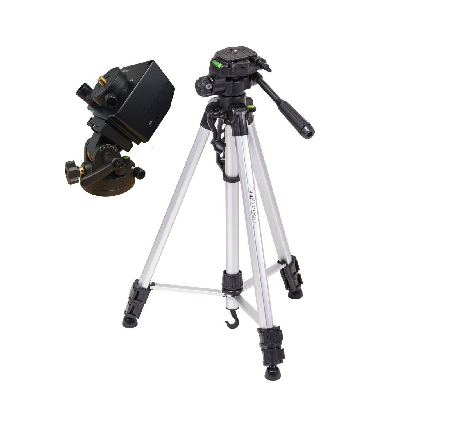 Ioptron SkyTracker Pro Rechargeable Polar Scope Camera Mount for Camera Tripods