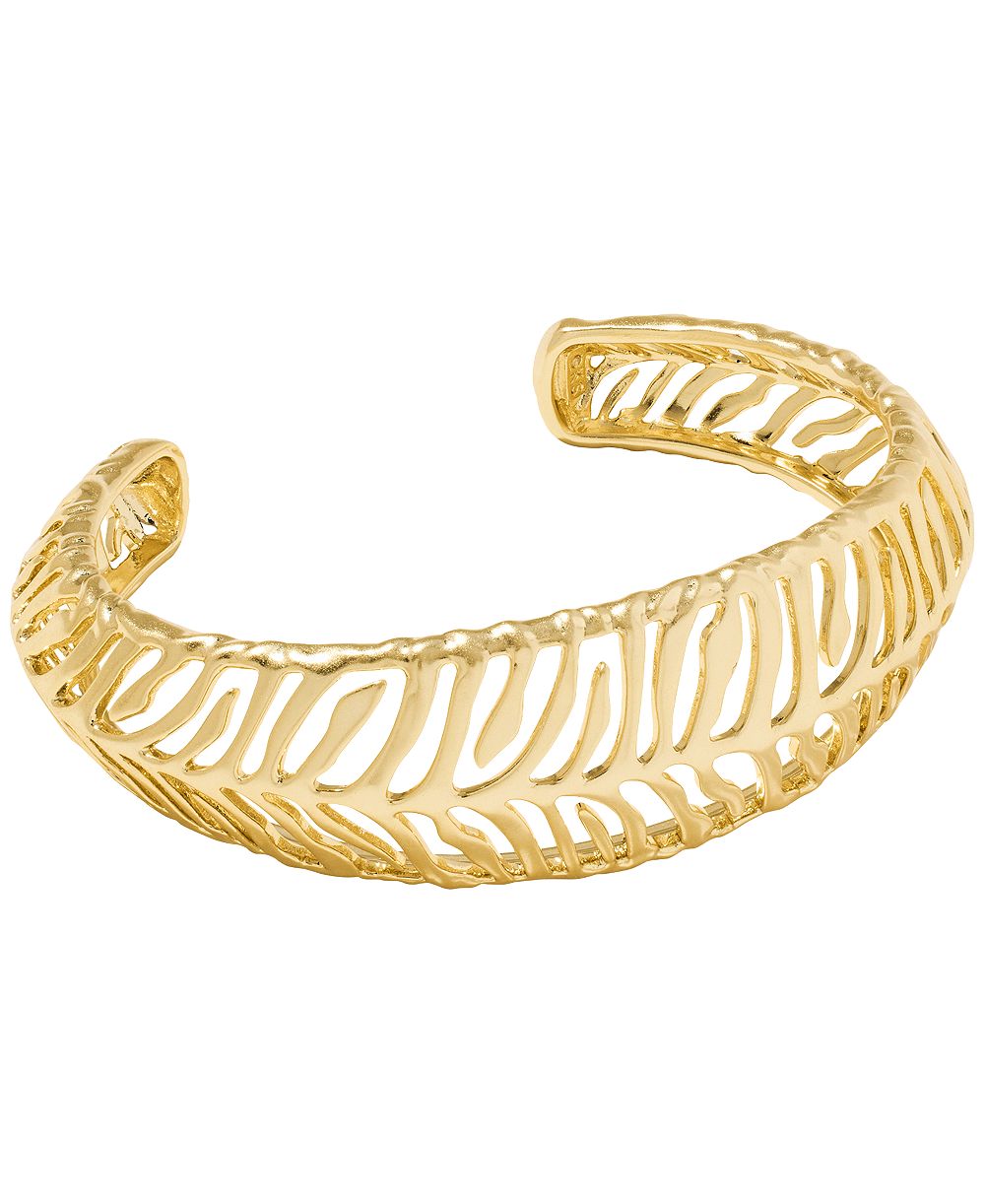 Браслет Kendra Scott 14k Gold-Plated Tiger Striped Mikki Cuff