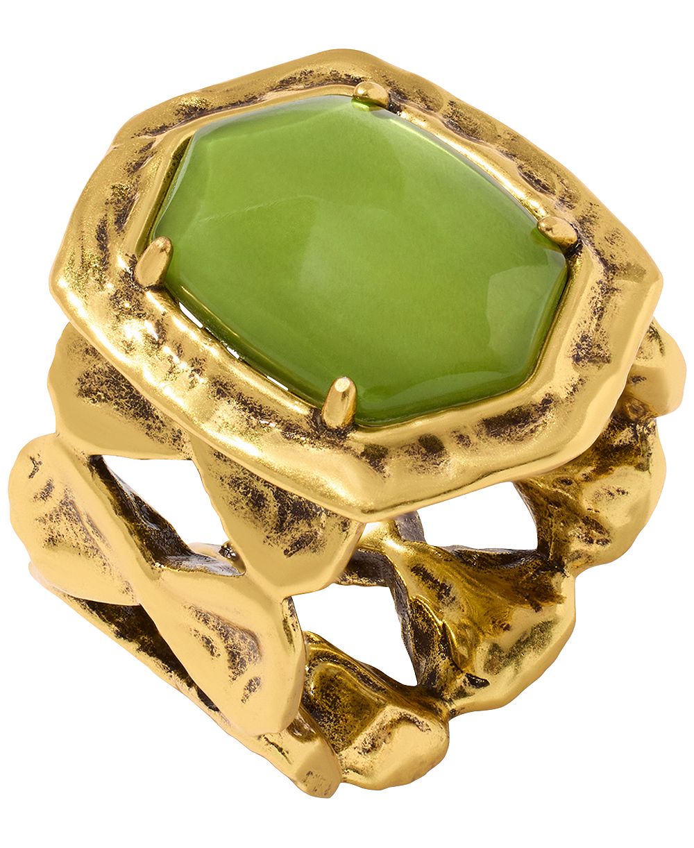 Kendra Scott кольцо Kendra Scott Imitation Pearl Tiger Striped Daphne Cocktail