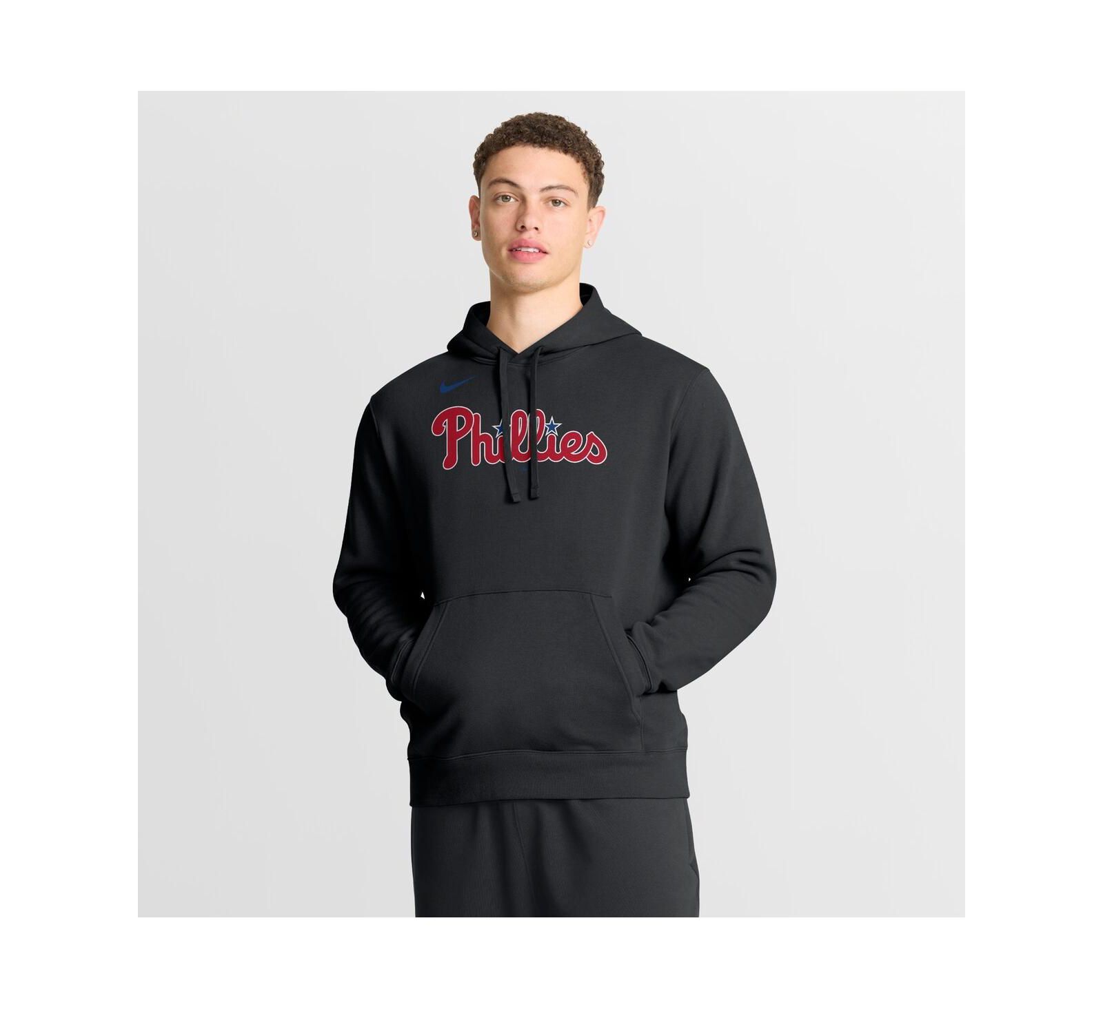 Nike Мужское черное худи Nike Philadelphia Phillies Dri-Fit Club