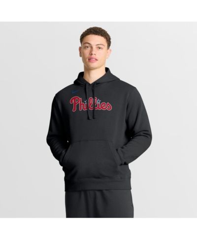 Nike Мужское черное худи Nike Philadelphia Phillies Dri-Fit Club