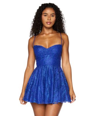 Детское платье B Darlin Sweetheart Neck Glitter Mesh Lace-Up Back