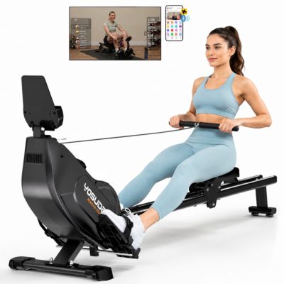 Гребной тренажер FED FITNESS Magnetic, складной, Bluetooth, 350LB capacity