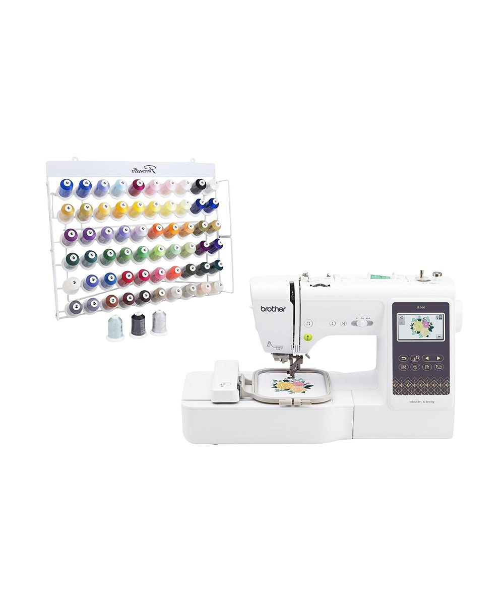 Brother SE700 Elite Computerized Sewing and Embroidery Machine Bundle