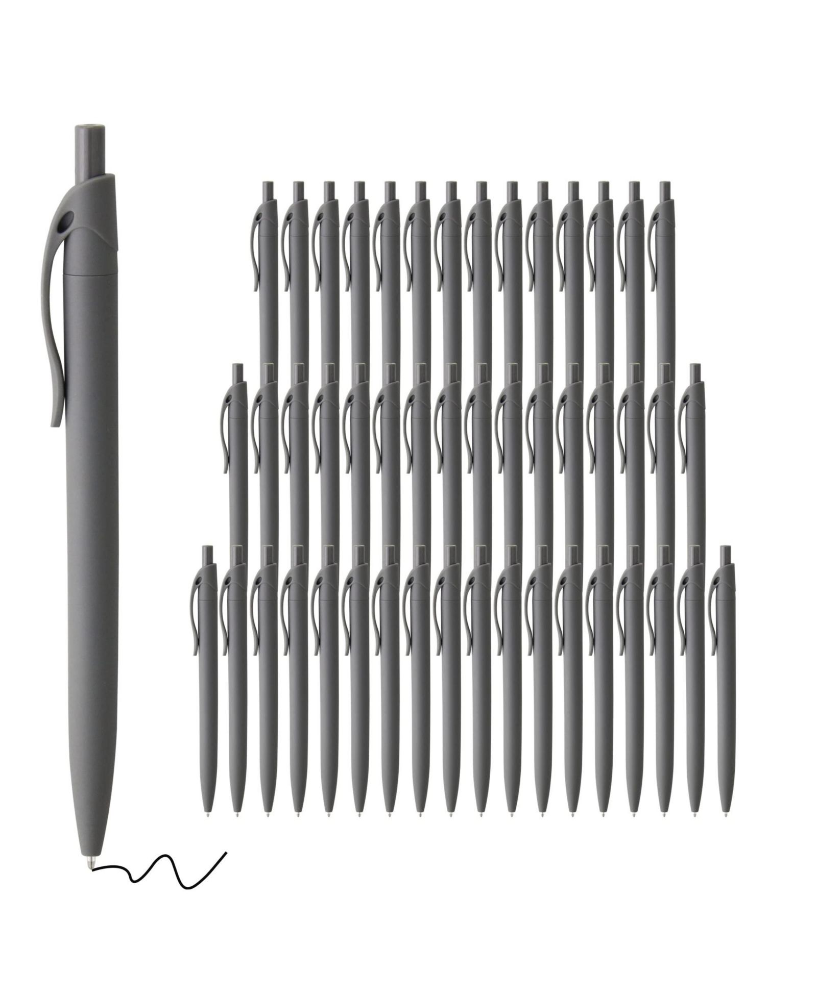 GNUADZ Retractable Ballpoint Pen Medium Point 1.0mm No Bleed Ink Click 50 Pack