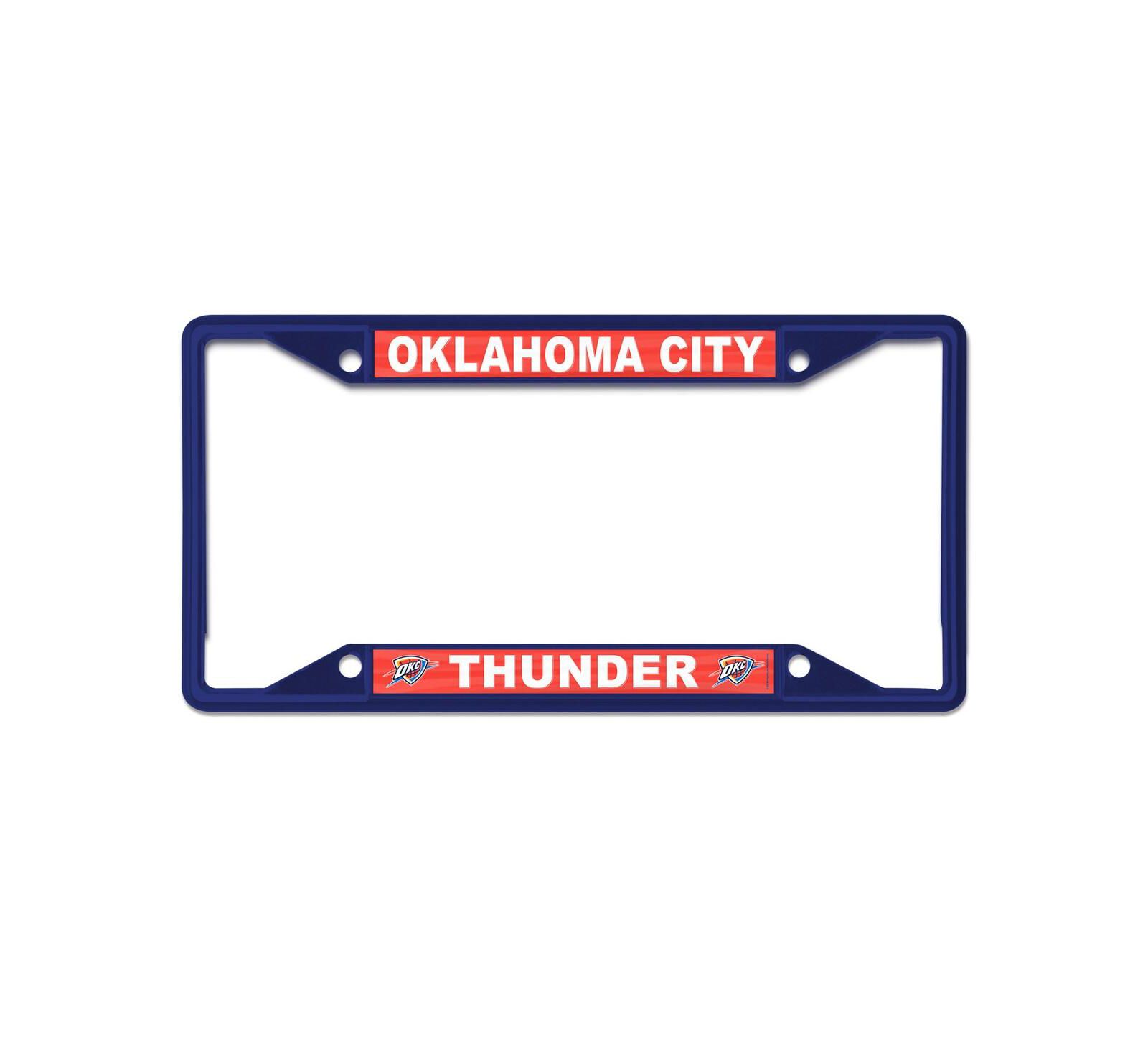 Wincraft Oklahoma City Thunder Chrome Color License Plate Frame