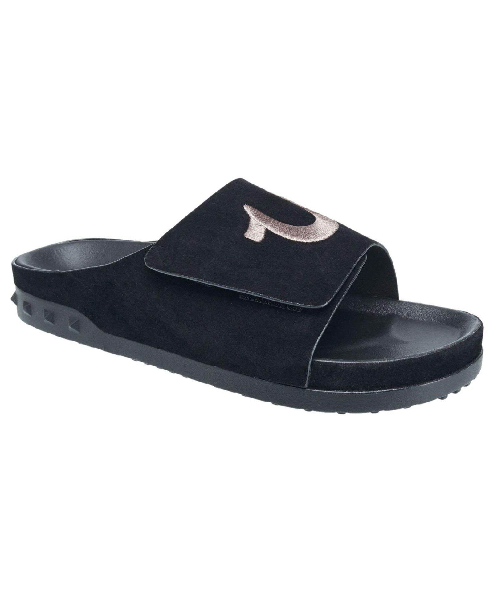 True Religion Mens Biggy Velcro Strap Sandals