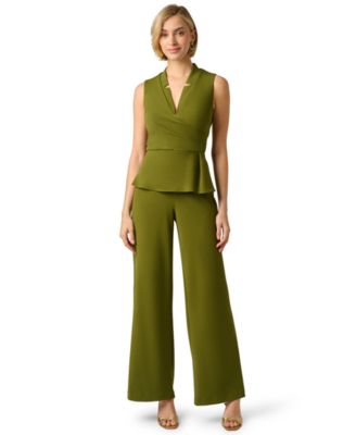 Женский комбинезон Adrianna Papell Knit Crepe Peplum